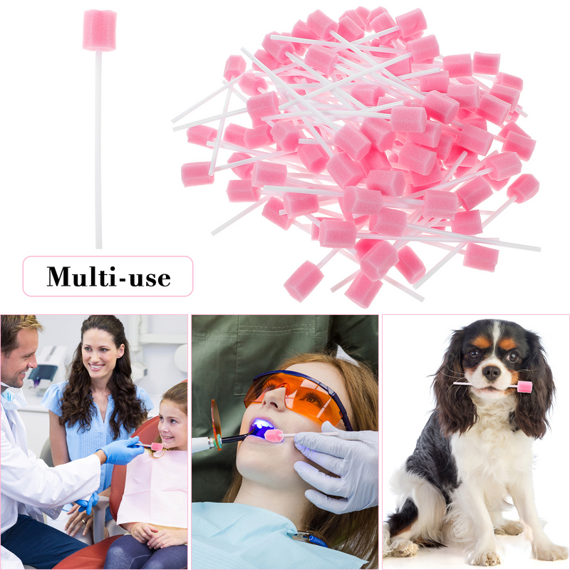 Cleaning Swaps Disposable Oral Care Toothpicks Swab Tooth Cleaning Mouth Swabs With Stick Toothpicks Head Oral Teeth