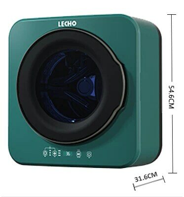 Iecho-ウォールマウント洗濯機、フロントロード、全自動、子供用食器洗い機、3kg