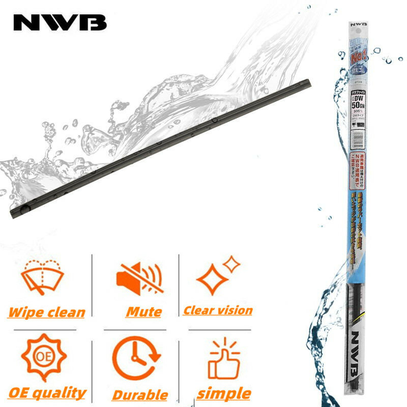 NWB Wiper Rubber is Applicable to Toyota Lexus Mazda Subaru General Cadillac and Other Original Wiper 9mm Wide