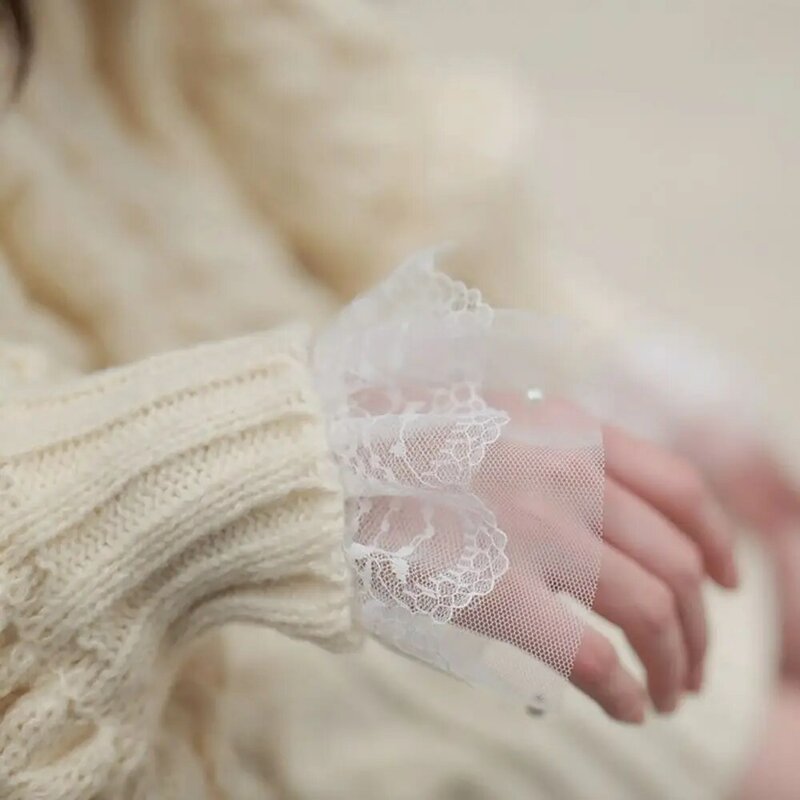 Lace Fake Sleeve Scar Cover Fake Cuff Lace Cuffs Spring Autumn
