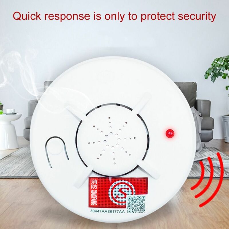 Durable Home Security Fashion Fire Smokes Smoke Detectors Warning Alarm Tester Poison Gas Sensor Smoke Detector