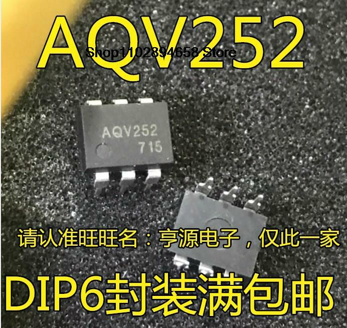5 piezas AQV252 AQV252G DIP-6 ic