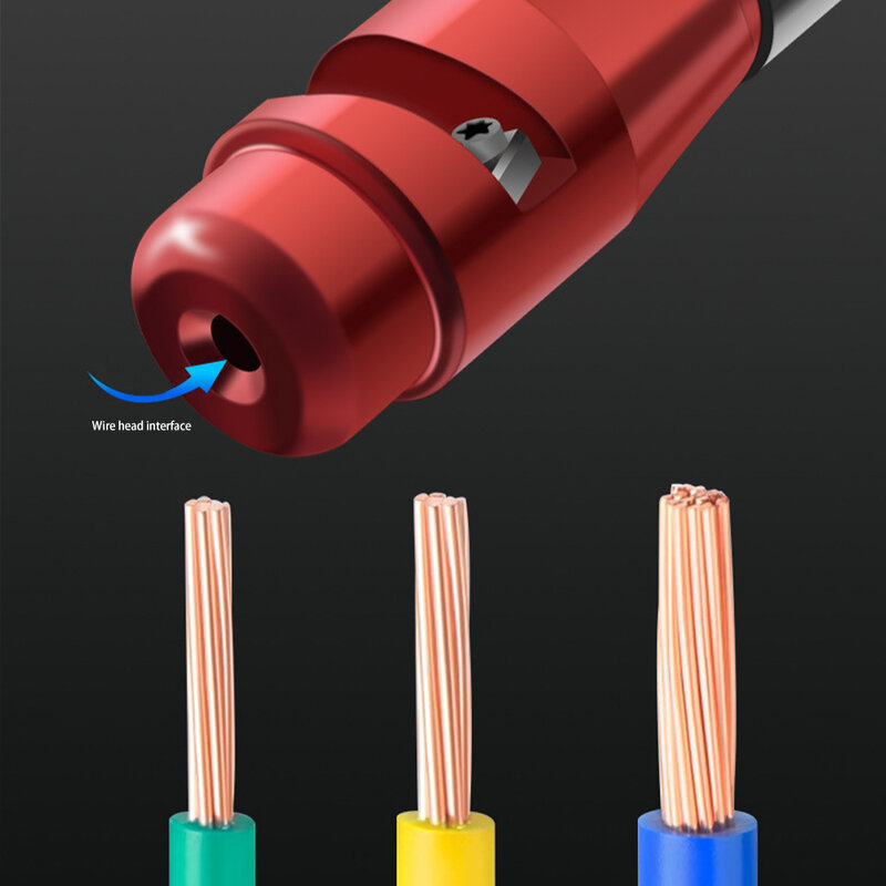 Pelacables eléctrico para herramienta de pelado rápido, máquina peladora de taladro eléctrico eléctrica para cables, herramienta de pelado de cables