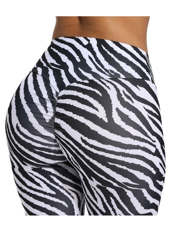 Snake bedrukte push-up leggings voor dames gym yogabroek hoge taille fitness panty hardloopbroek zomermode