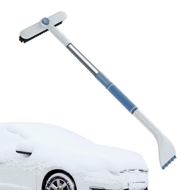 Automotive Windshield Snow Brush, 2 em 1, Ice Shovel, Raspador, Limpeza De Vidro De Veículos, Rodo Escova para Automóvel