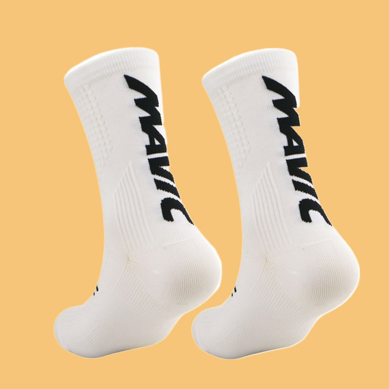 Calcetines deportivos para hombre, medias para ciclismo, senderismo y tenis, 1 par, novedad