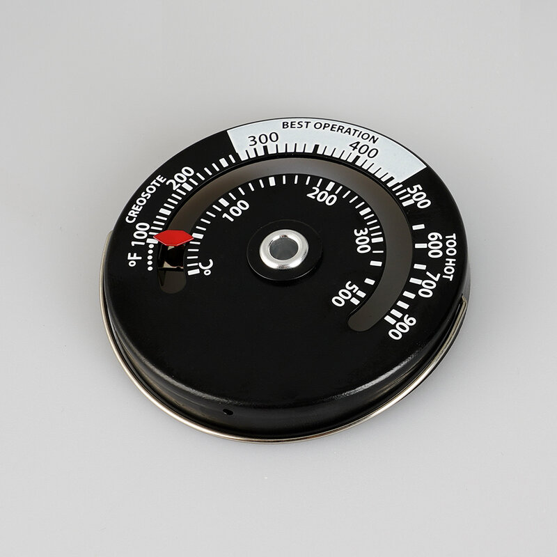 Kominek gorący termometr magnetyczny piec na drewno grzejnik termometr domowy piec wentylator rura grill Monitor piekarnik akcesoria kominkowe