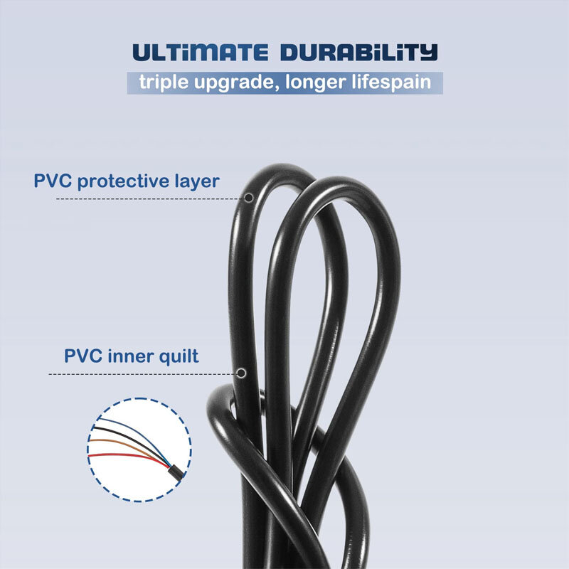 Cable de alimentación de fácil conexión, adaptador de 4 pines 4Xdv para Garmin EchoMAP y Striker Series Fishfinder 6 pies, 010-12199-04