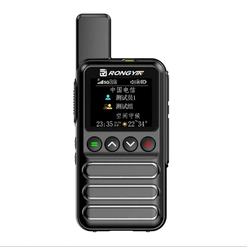 GPS genggam portabel jaringan 4G, kartu sim 5000 kilometer LTE POC radio dua arah tahan ledakan untuk walkie-talkie 5G