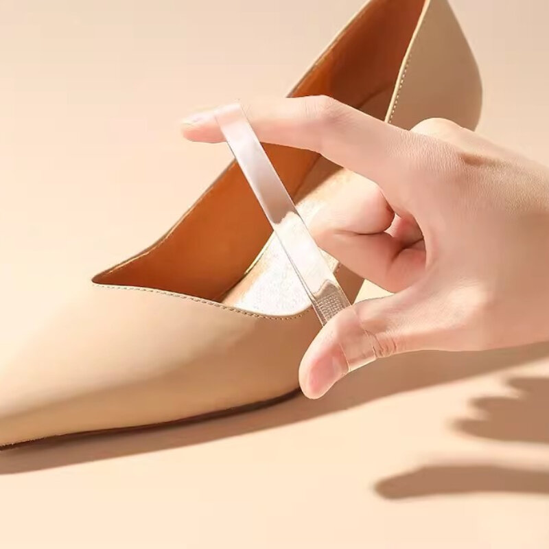 Tragbare transparente Anti-Lose-Schnürsenkel elastische Schnürsenkel Frauen High Heels Schnürsenkel Riemen Schnürsenkel mit Schuh zubehör