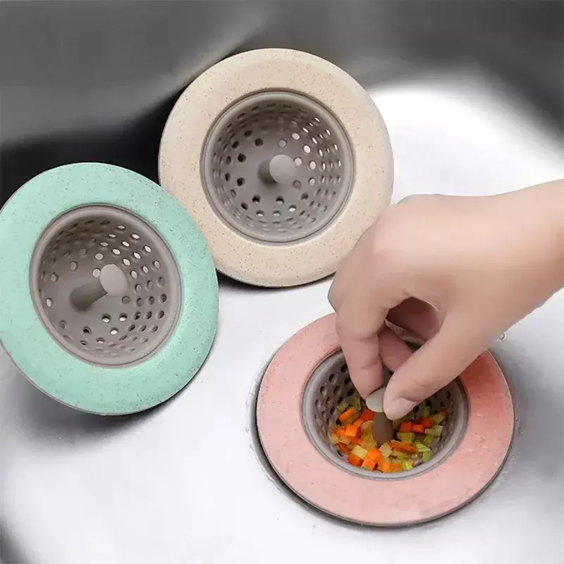 Silikonowe umywalka do łazienki zapobiegające zatykaniu kanki do wanny filtr do włosów korek do wanny odpływu podłogowego akcesoria kuchenne