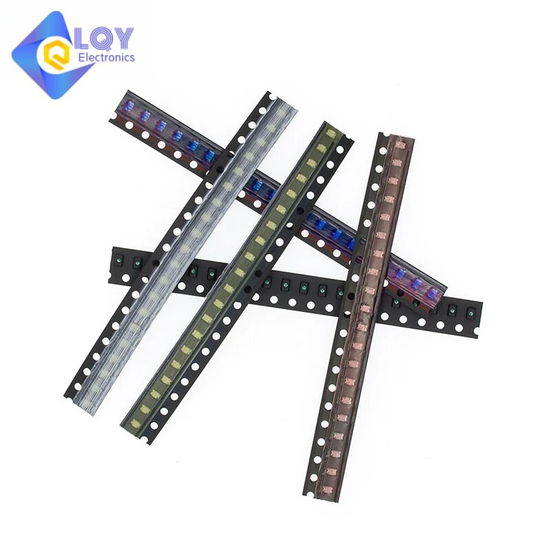 LQY 5x 20pcs/Color=100pcs 1206 0805 0603 Red Green Blue White Yellow SMD LED Kit Electronic Components