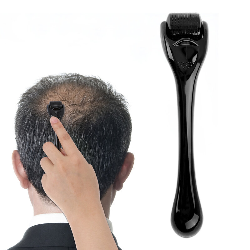 Derma Professional Microneedling ролик для массажа лица для роста волос на лице и бороде, 0,2/0,25/0,3 мм, мезотерапия, система красоты