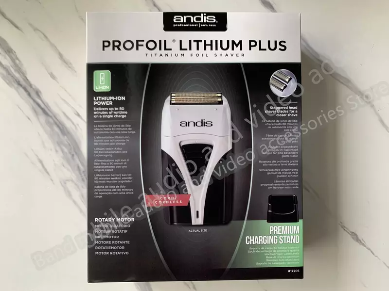 Oryginalny ANDIS Profoil Lithium Plus 17225/17205 golarka elektryczna do czyszczenia włosów dla mężczyzn maszynka do golenia łysa maszynka do strzyżenia włosów