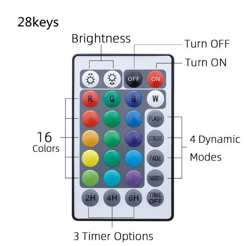 IP68-LED水中ナイトライト,マルチカラー,防水,リモコン付き,パーティー,結婚式,クリスマスの装飾用