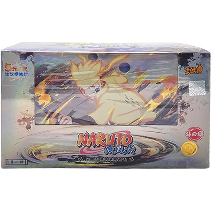 KAYOU-caja de cartas de juego de colección de personajes clásicos, caja de cartas de Anime, Naruto, Battle Ninja World, regalos para niños