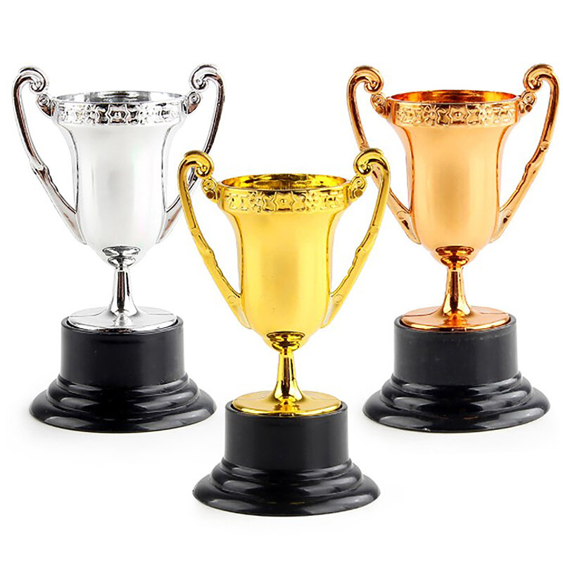 Trofeos de recompensa de plástico para niños, trofeo de plástico, vasos de premio para niños, suministros de recompensa escolar
