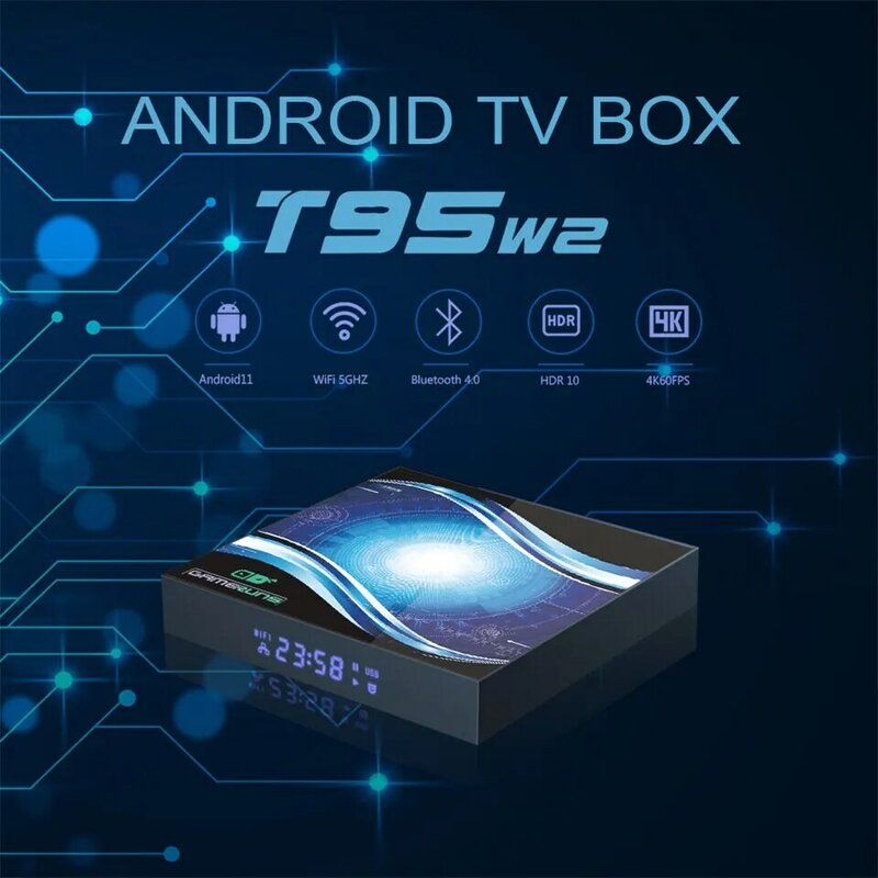 Dispositivo de TV inteligente Amlogic S905W2, decodificador con Android 11,0, 4K, 60FPS, 5G, WiFi, HDR10, reproductores multimedia de Streaming, 2GB, 16GB, G31, MP2, GPU