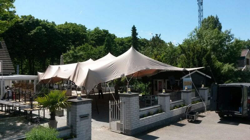 Evento tenda elasticizzata impermeabile al 100% di qualità hgh per feste all'aperto