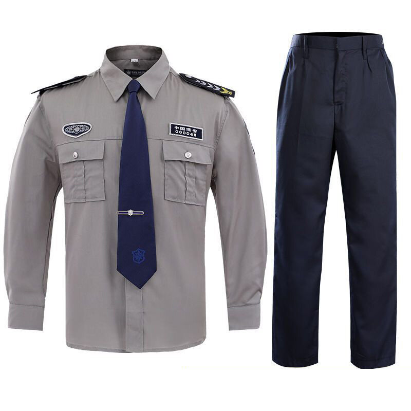 Conjunto de diseño de uniforme de seguridad shir para mujer, pantalones de verano, tela para hotel, el mejor uniforme de seguridad para el aeropuerto, azul marino, negro
