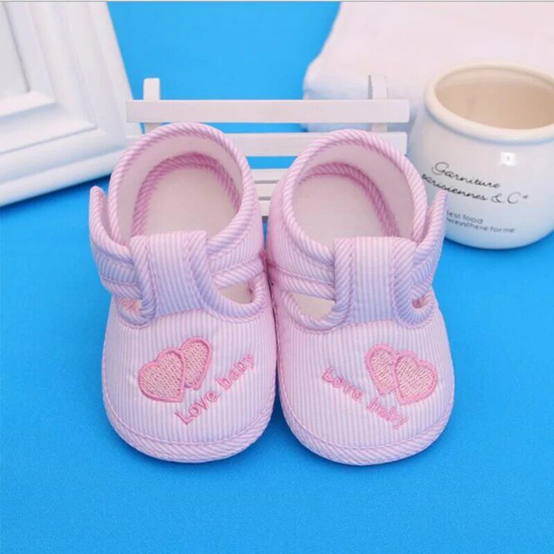 Детские кроссовки для новорожденных, мягкая подошва, противоскользящая обувь принцессы, прогулочная обувь