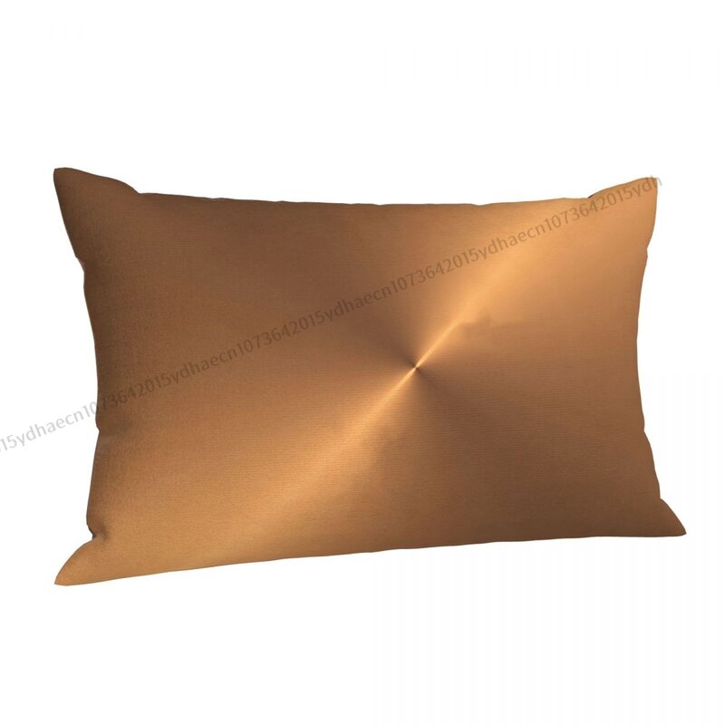 Circular Brushed Copper Texture Printed Pillow Case Backpack Cojines Covers Kawaii Home Decor Pillowcase