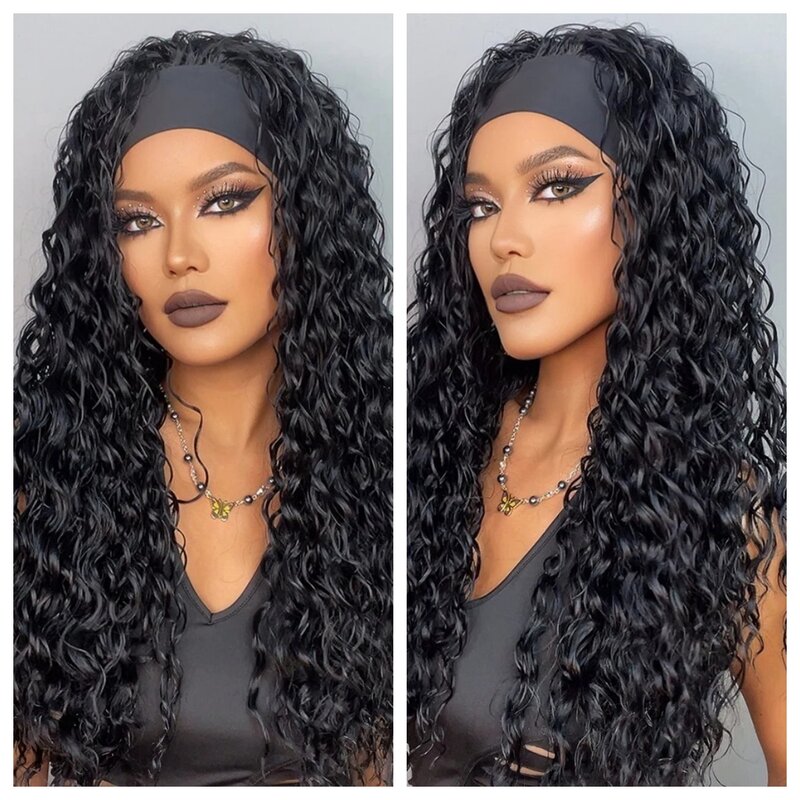 Pelucas de cabello humano de onda profunda para mujeres negras, cabello rizado Remy brasileño, encaje Frontal transparente, 13x4, 13x6