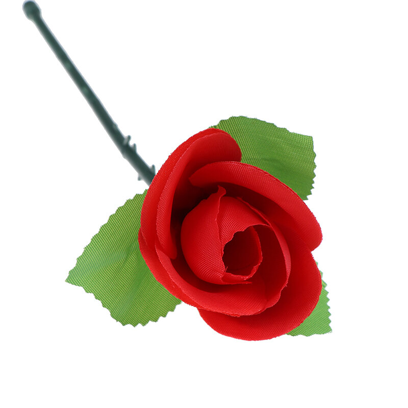 Folding Rose Magic Tricks Flower Appearing Close-Up Stage Street Illusion Gimmick Props Toys for Kids Surprise To Your Lover