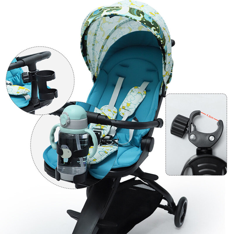 Porte-gobelet rotatif à 360 degrés pour poussette de bébé, porte-bouteille T1, étui de transport universel, chariot de bouteille de lait, nouveau