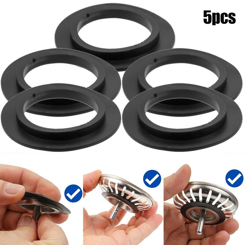 5 Stuks Rubberen Pakking Zeef Afdichting Praktische Rubber 5Xrubber Afdichting Ring Pakking Mand Zeef Plug Voor 78 79 80 82 83Mm