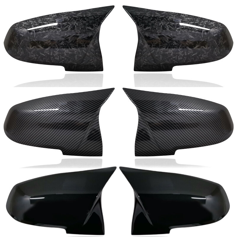 Cubierta de espejo de fibra de carbono para BMW, 1, 2, 3, 4 Series, F20, F30, F31, F32, F36, 2012-UP, 320i, 328i, 330d, 335i, M3, M4, estilo de repuesto