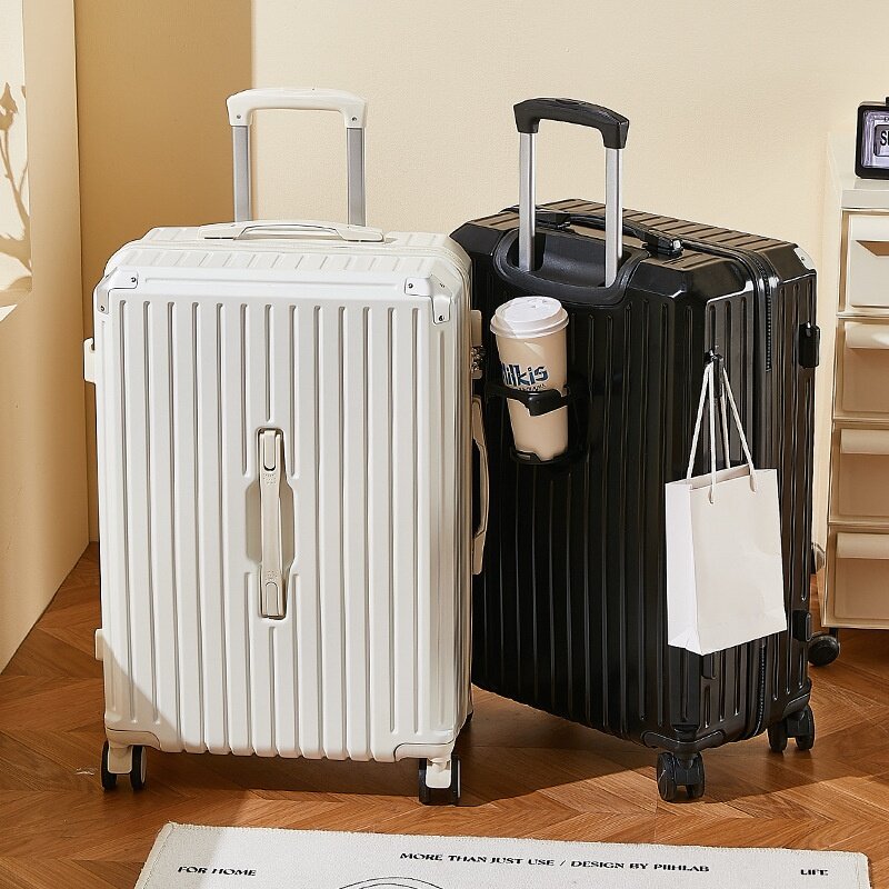 Nowy Trend wielofunkcyjny pojemnik na bagaże wózek na kółkach 20 Cal walizka na pokład nowy kod pudełko na podróż 24 duża pojemność Unisex