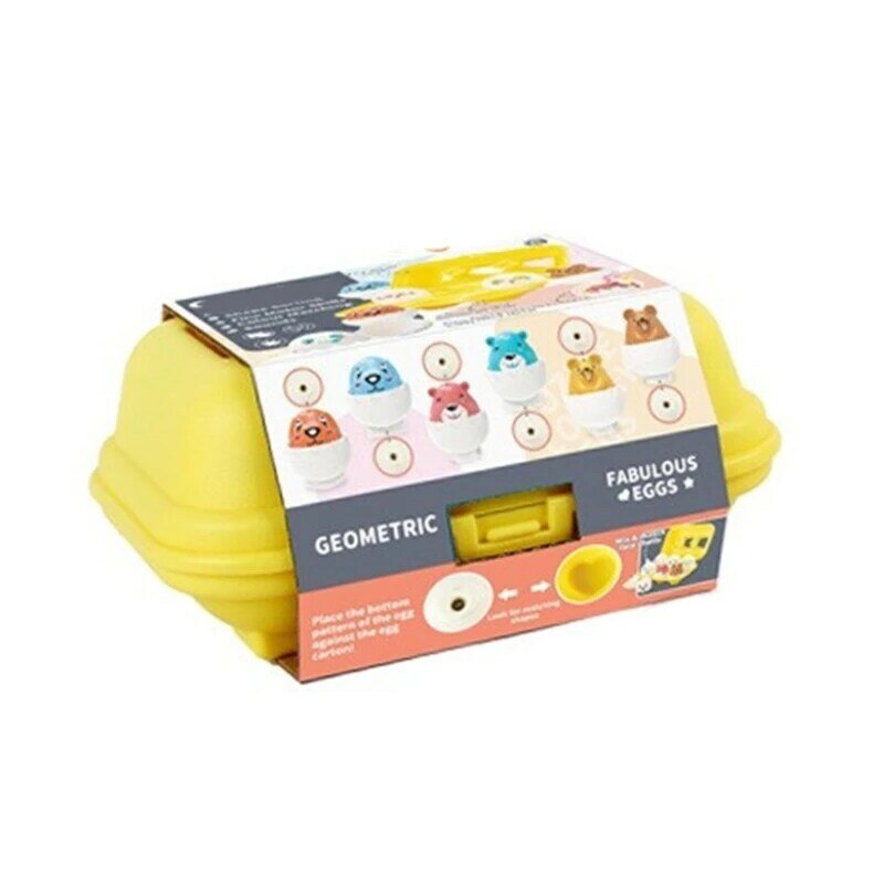 Development Educational Eggs Kindergarten Easter Gift Matching Eggs Toy