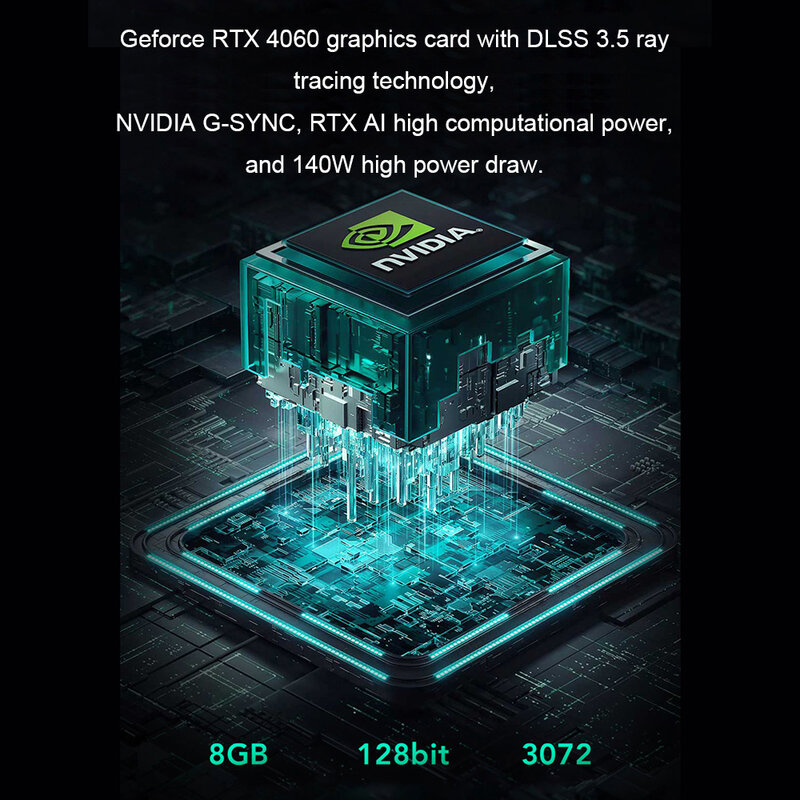 XIAOMI-Ordinateur portable de jeu Redmi G Pro, 2024 Intel Core, i9-14900HX NVIDIA Geforce RTX 4060, 16 pouces, 2.5K, 240Hz RAM, 16 Go SSD, 1 To Gamer PC