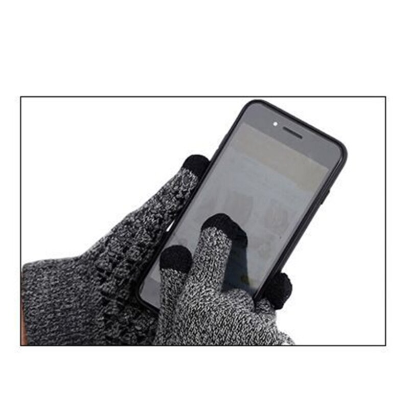 Rękawiczki dziecięce ekranem dotykowym Miękkie i oddychające zimowe ciepłe rękawiczki Solidne rękawiczki QX2D