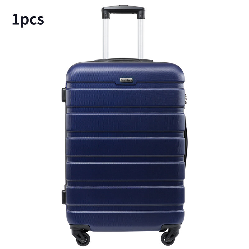 luggage sets suitcase on wheel spinner rolling luggage ABS+PC Customs lock travel suitcase set Carry on Luggage with Wheels