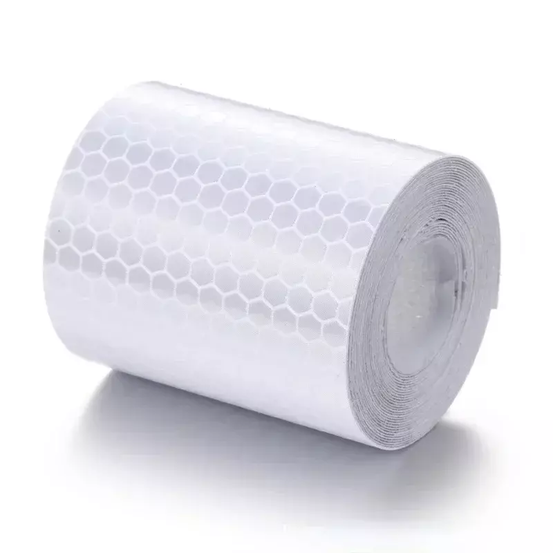 100Cm X 5Cm/Rol Auto Reflecterende Tape Stickers Nacht Waarschuwing Reflecterende Tape Voor Fiets Passanten Veiligheid Bescherming Gloed Tape