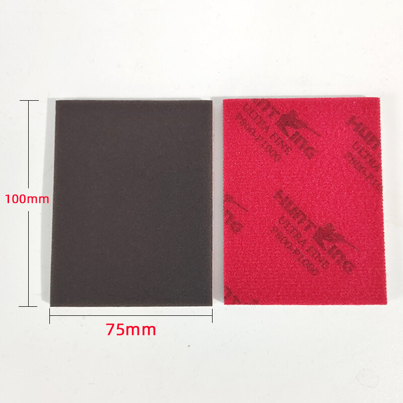 ATPRO Square gąbka papier ścierny 75x100mm suche Automotive okucia meblowe polerowanie powierzchni ścierne 400/2000Grit