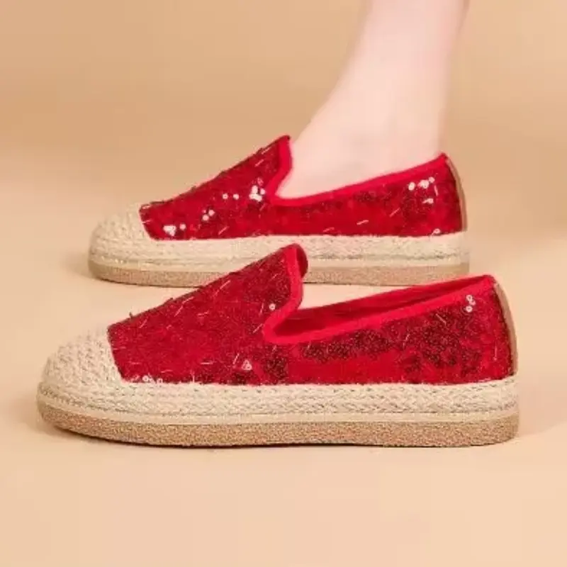 Damen Casual Flats Sommerschuhe Frau Mode atmungsaktive Schnür Mesh Schuhe für Frauen Plattform Walking Luxus Designer Schuhe