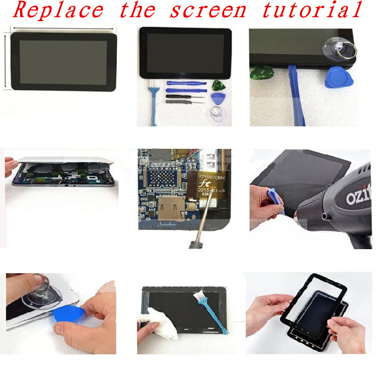 Sensor de digitalizador de pantalla táctil capacitiva para tableta, 10,1 pulgadas, Compatible con PX101C64A011, para modelo ATVIO 100011886RE, 100011886GR