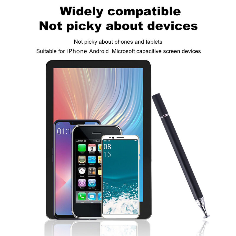 Universal caneta stylus para android ios iphone ipad tablet acessórios do telefone móvel desenho tablet tela capacitiva caneta de toque