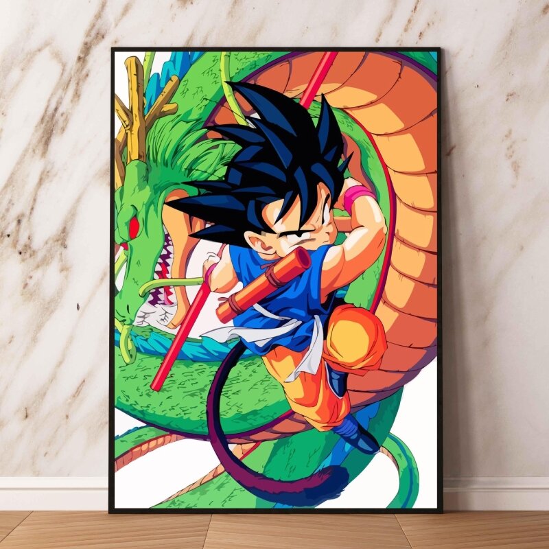 Poster e pittura Dragon Ball Gohan decorazione da parete immagine appesa regali per soggiorno casa moderna stampa HD stampe d'arte