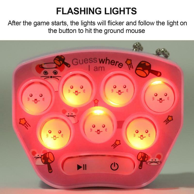 Juguetes sensoriales Mini Fidget Whack Palm, juego de memoria interactivo portátil para niños y adultos, potencian las habilidades cognitivas y los reflejos