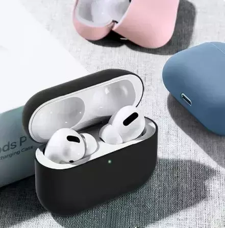 Nuovo per AirPods Pro custodia protettiva in Silicone nuovo colore solido Apple Bluetooth Headset custodia protettiva morbida