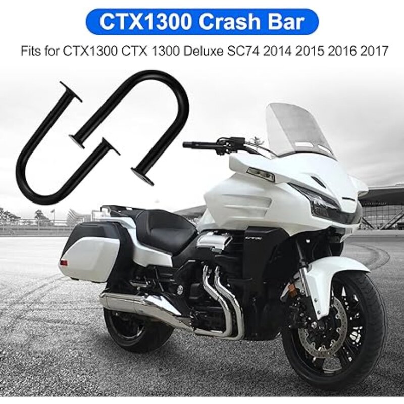 Pelindung mesin sepeda motor pelindung jatuh bar tabrakan jalan raya untuk Honda CTX1300 CTX 1300 Deluxe SC74 2014 2015 2016 2017