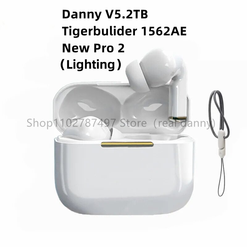 Danny-auriculares inalámbricos tipo C PRO 2 V5.2TB TWS, cascos con Bluetooth 5,3, con airoha 1562AE, modelo de alta calidad, byTigerbuilder, nuevo