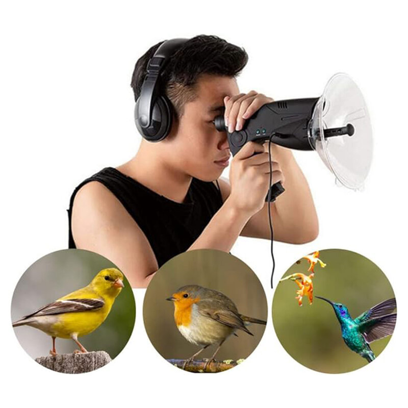 8x Vogelkijkscope Enkele Verrekijker High-Definition High-Power Outdoor Vogel Luisterinstrument Geluidscollectie