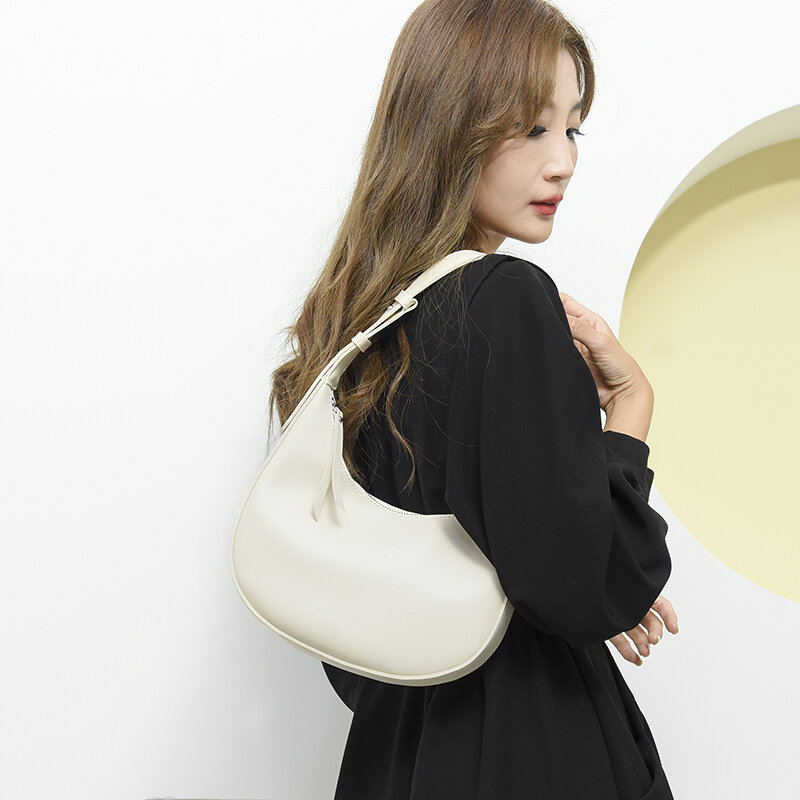 Модная и универсальная женская сумка-хобо с широким ремнем через плечо и сумкой на одно плечо