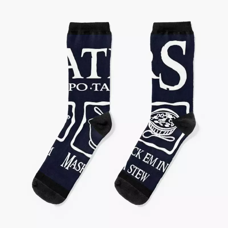 Taters Potatoes Socks japanese fashion Christmas Socks Male Women's