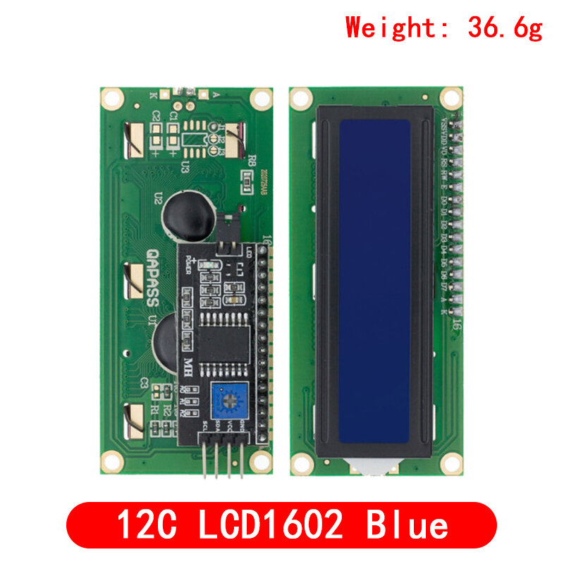 Módulo LCD UNO r3 mega2560 LCD1602, 1 unids/lote, pantalla IIC/I2C 1602, para arduino 1602